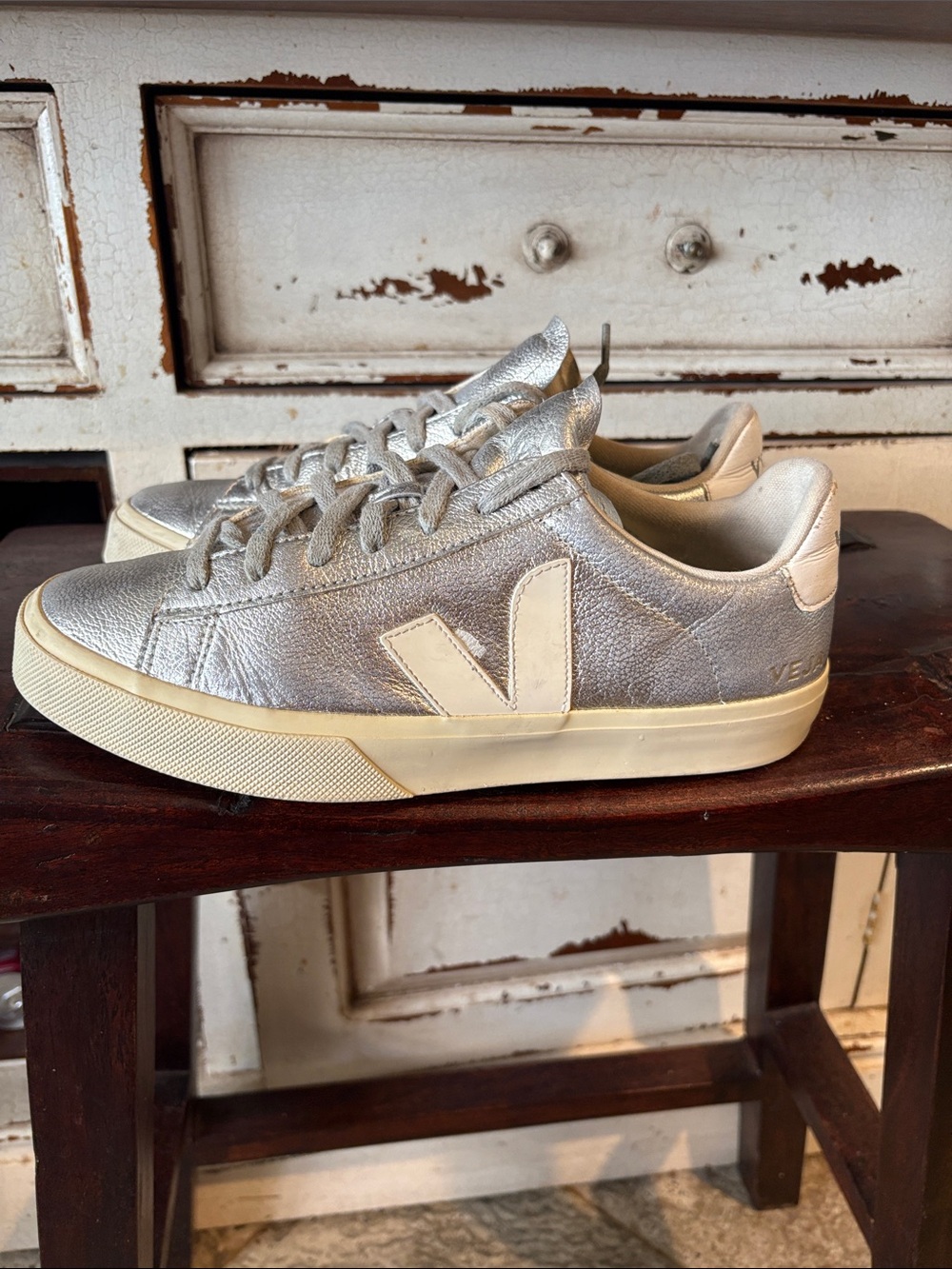 Vega V-90 OT LEATHER SNEAKERS size 10.5